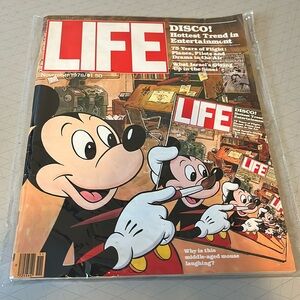 Disney November 1978 Vintage Life Magazine with Mickey Mouse Cover